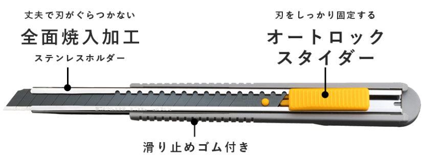 壁紙専用ロング刃カッターの特徴は？