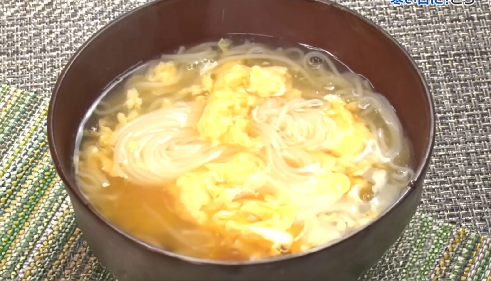 卵スープそうめん